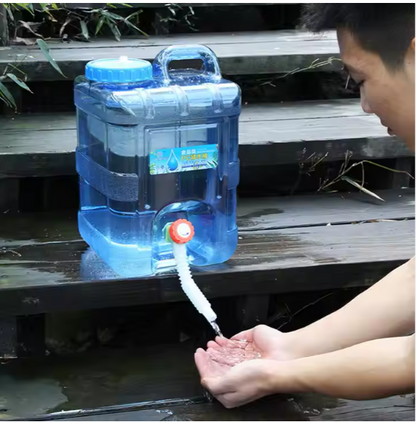 Compact Water Storage Container – Leak‑Proof Tap Dispenser | 10L Durable Water Canteen