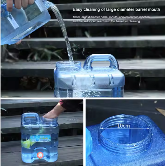 Compact Water Storage Container – Leak‑Proof Tap Dispenser | 10L Durable Water Canteen