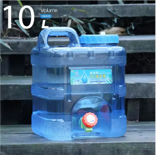 Compact Water Storage Container – Leak‑Proof Tap Dispenser | 10L Durable Water Canteen