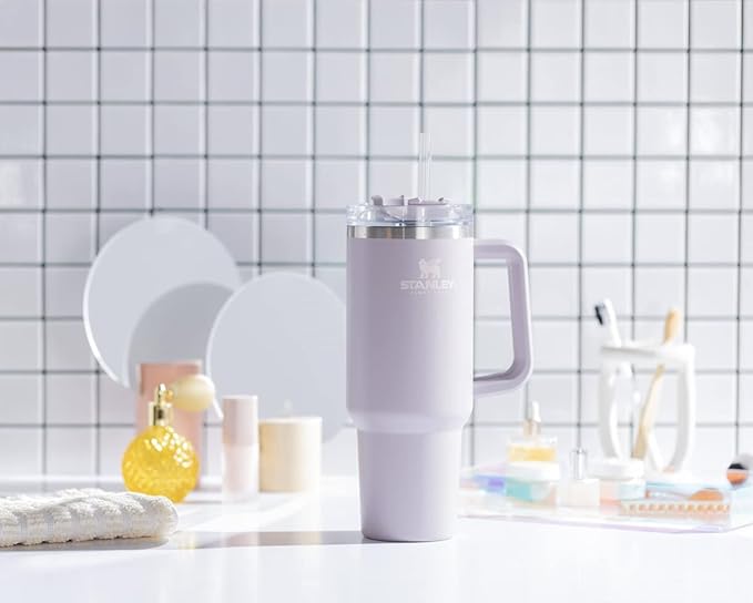 Stanley Stainless Steel Tumbler – 40 oz Quencher H2.0 FlowState™ | Vacuum‑Insulated with Straw Lid