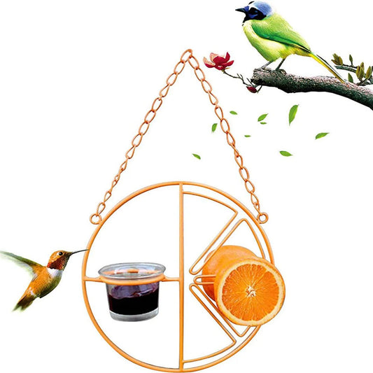 Outdoor Bird Feeding & Water Station – Dual Feeding Dish for Bird Food & Water | Easy‑Clean Garden Feeder