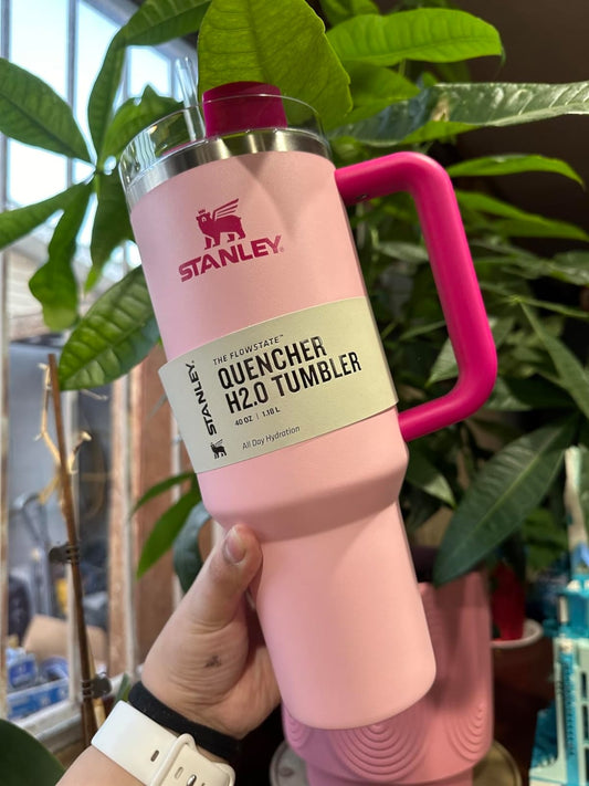 Stanley Stainless Steel Tumbler – 40 oz Quencher H2.0 FlowState™ | Vacuum‑Insulated with Straw Lid