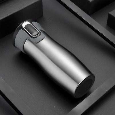 Vacuum-Insulated Stainless Steel Travel Mug – Thermal Tea Bottle & Water Flask | Leak‑Proof & Sweat‑Free